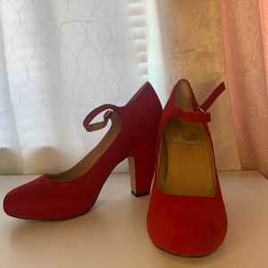 Crown Vintage Red Heels